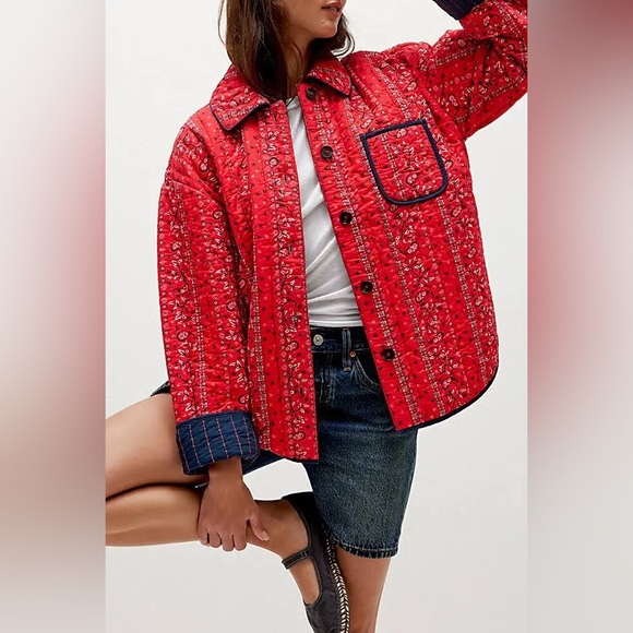 Free People Jackets & Blazers - NWT Free People Quilted Alexie Jacket